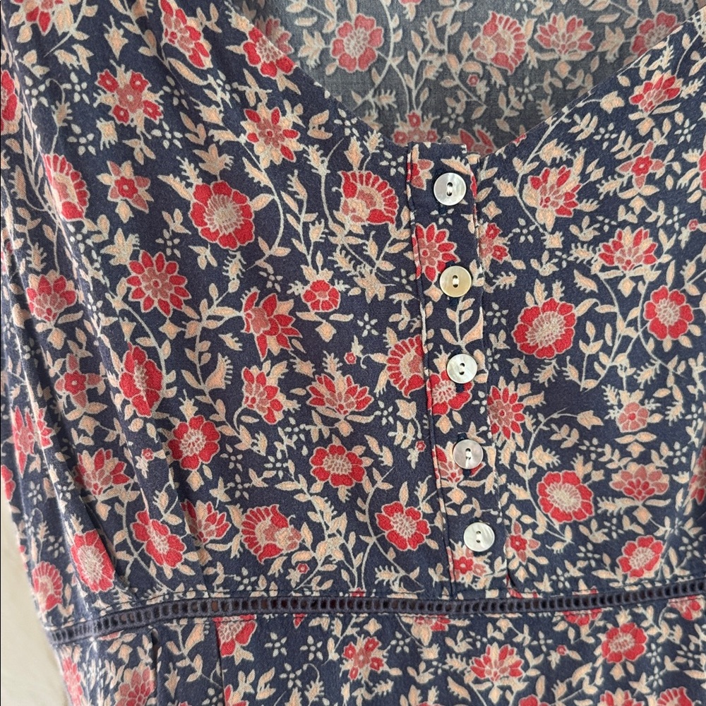 Spell & the Gypsy Collective Jasmine 90's navy floral mini dress - Picture 4 of 6